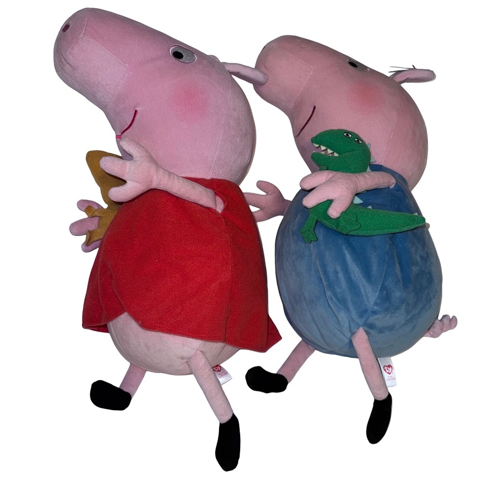 Ty Peppa Pig and George Pig Plush